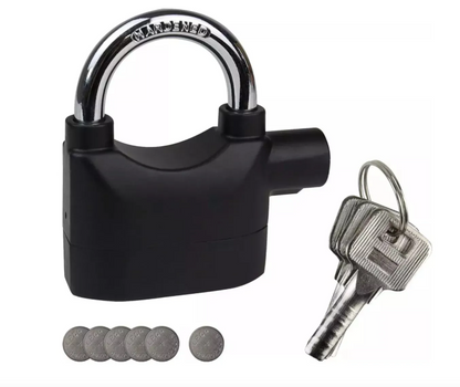 🔒 Candado con Alarma Antirrobo – Seguridad Inteligente y Eficaz