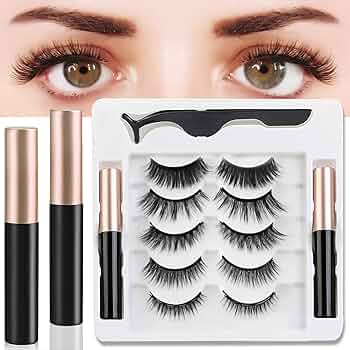 💖 Kit Deluxe de Pestañas Magnéticas con Delineador – Mirada Perfecta en Segundos, sin Pegamento ni Estrés