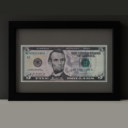 Cuadro Decorativo - Billete Dólar