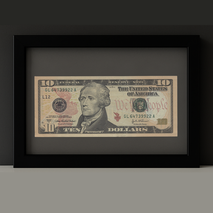 Cuadro Decorativo - Billete Dólar