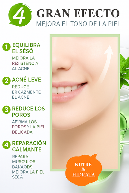 CREMA REPARADORA, HIDRATANTE ANTI ACNE